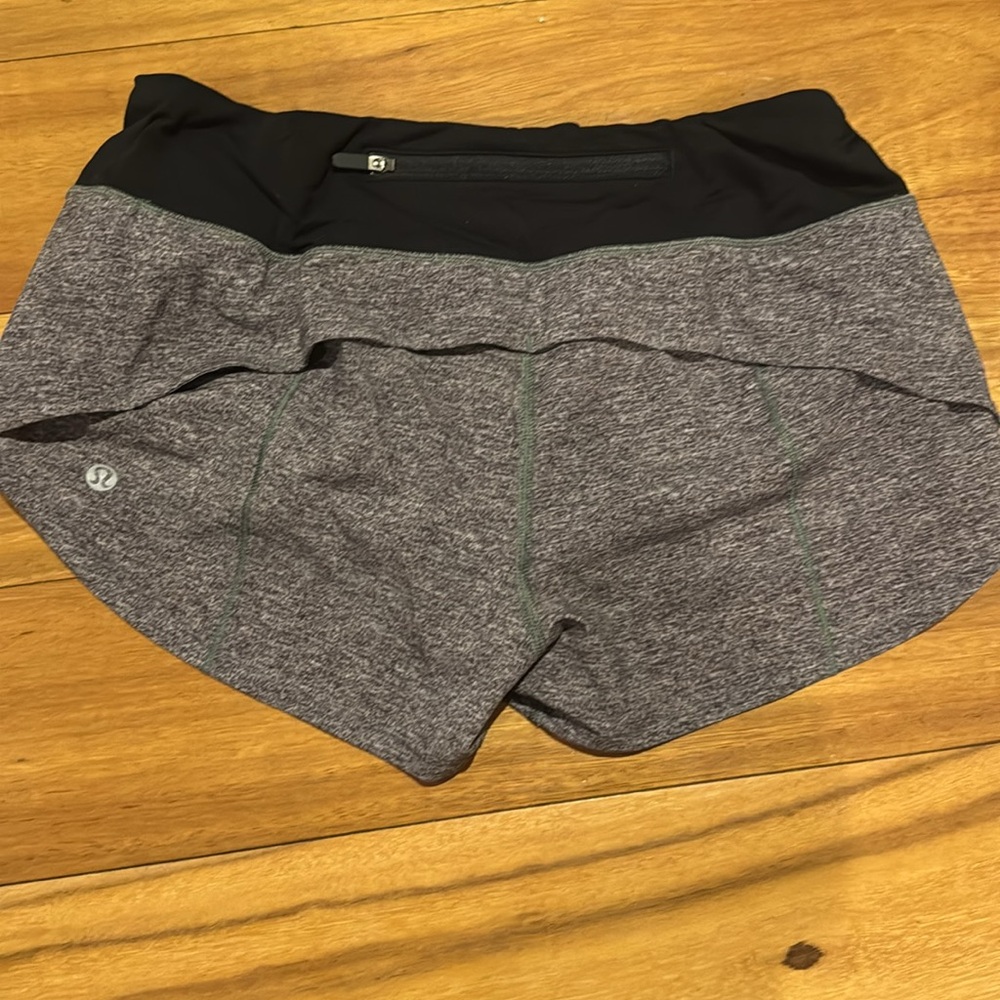 Lululemon Athletic Gray and Black Shorts